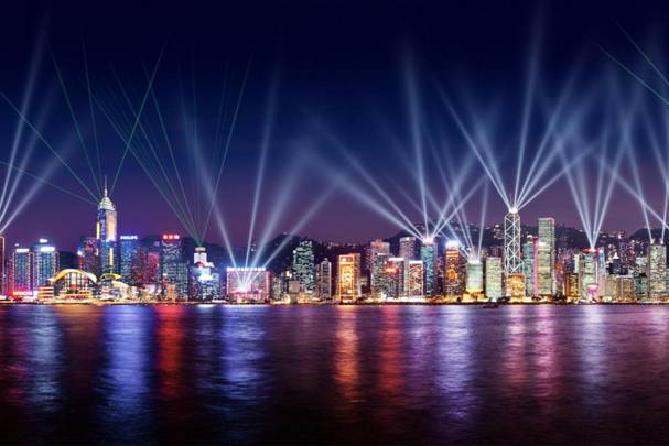Bản giao hưởng ánh sáng ở Hong Kong