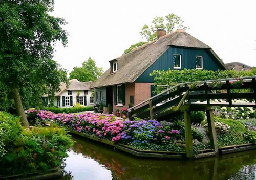 Ngôi làng không có đường đi ở Hà Lan