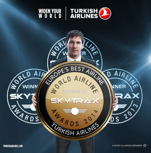 Turkish Airlines nhận giải ‘Dịch vụ tốt nhất châu Âu’
