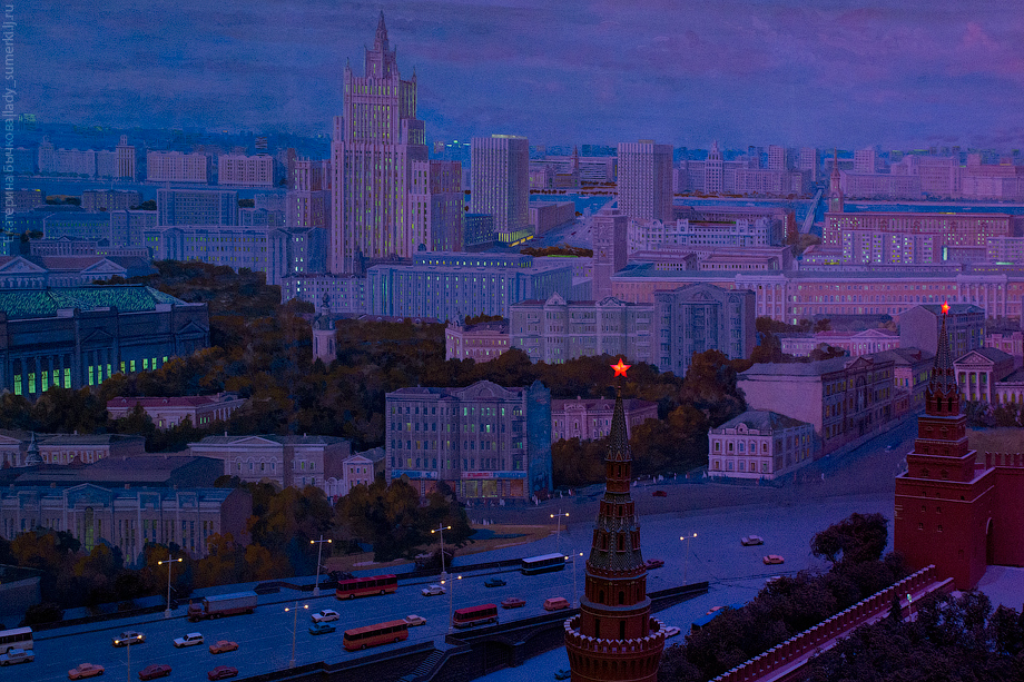 Khám phá thủ đô Nga qua sa bàn Moscow lớn nhất thế giới