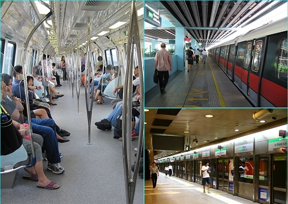 Đi tàu điện ngầm, cách tiết kiệm chi phí khi du lịch Singapore