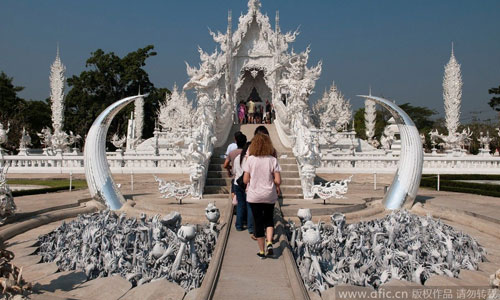 Đền Trắng ở Thái Lan cấm du khách Trung Quốc