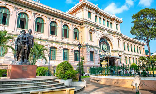 Bưu điện Sài Gòn - nơi tuyệt vời để gửi thư