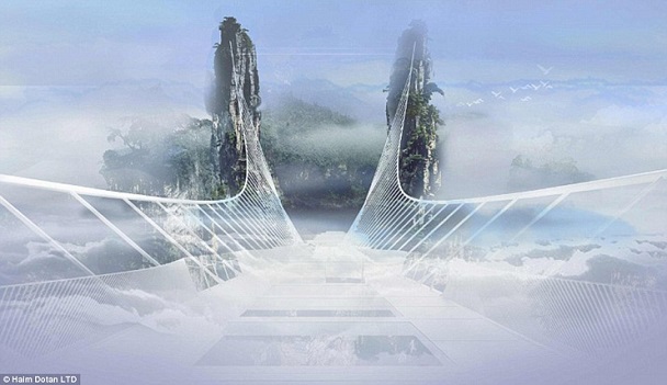 ‘Choáng’ với cây cầu bằng kính đáng sợ nhất thế giới ở Trung Quốc