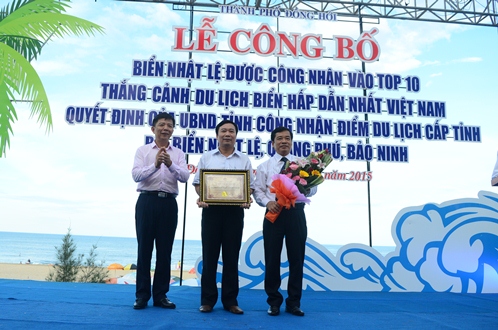 Biển Nhật Lệ vào top 10 thắng cảnh biển hấp dẫn Việt Nam