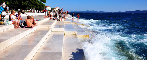 Cây ‘đàn thần’ trên biển ở Croatia