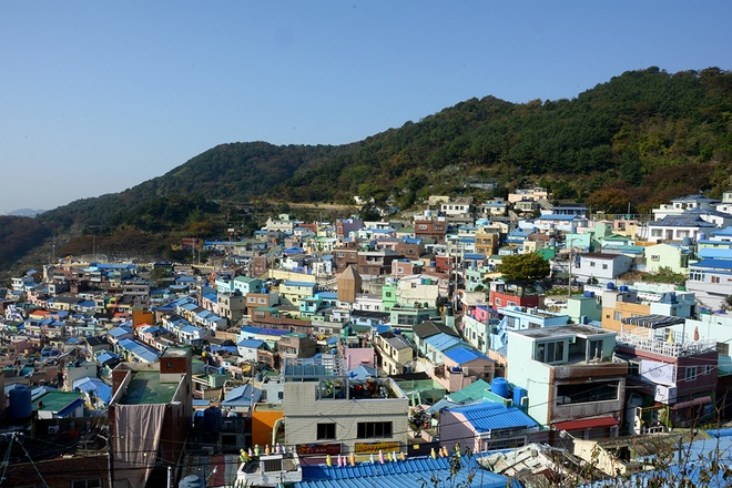 Khu ổ chuột thành ‘Santorini xứ Hàn’
