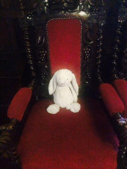 Thỏ bông đi lạc được khách sạn đối đãi như khách VIP