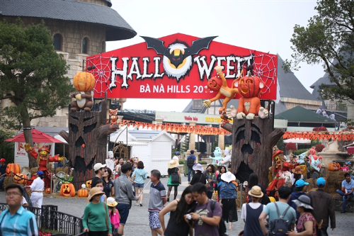Lễ hội Halloween huyền bí trên đỉnh Bà Nà 