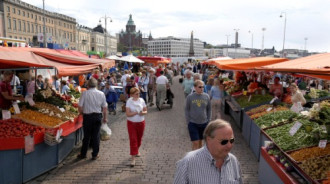 Chợ trời truyền thống ở Phần Lan