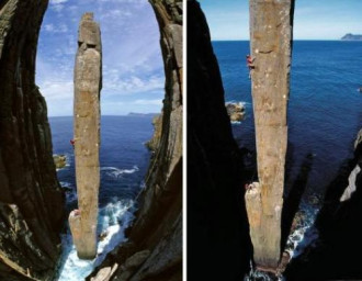 Cột đá Totem Pole, thử thách của các nhà leo núi