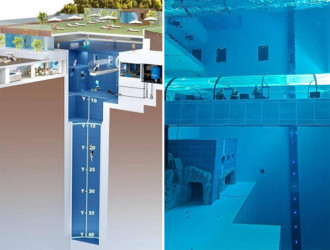 Italy xây bể bơi sâu nhất thế giới