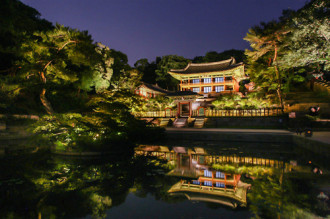 Buổi đêm ở cung điện cổ của Hàn Quốc