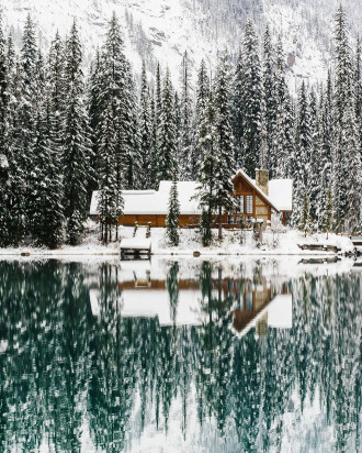 Thiên đường tuyết trắng ở Canada