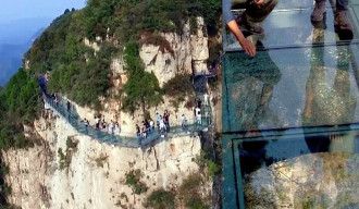 Những cây cầu kính khiến du khách ‘tim đập chân run’ ở Trung Quốc